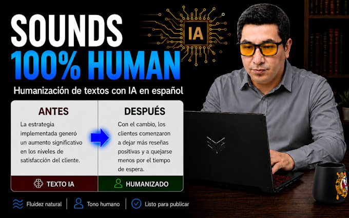 humanize ai generated text in spanish