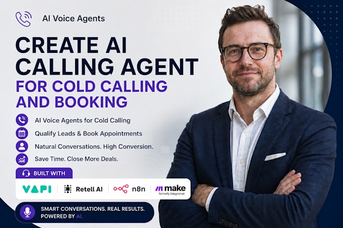 create ai calling agent for cold calling and booking
