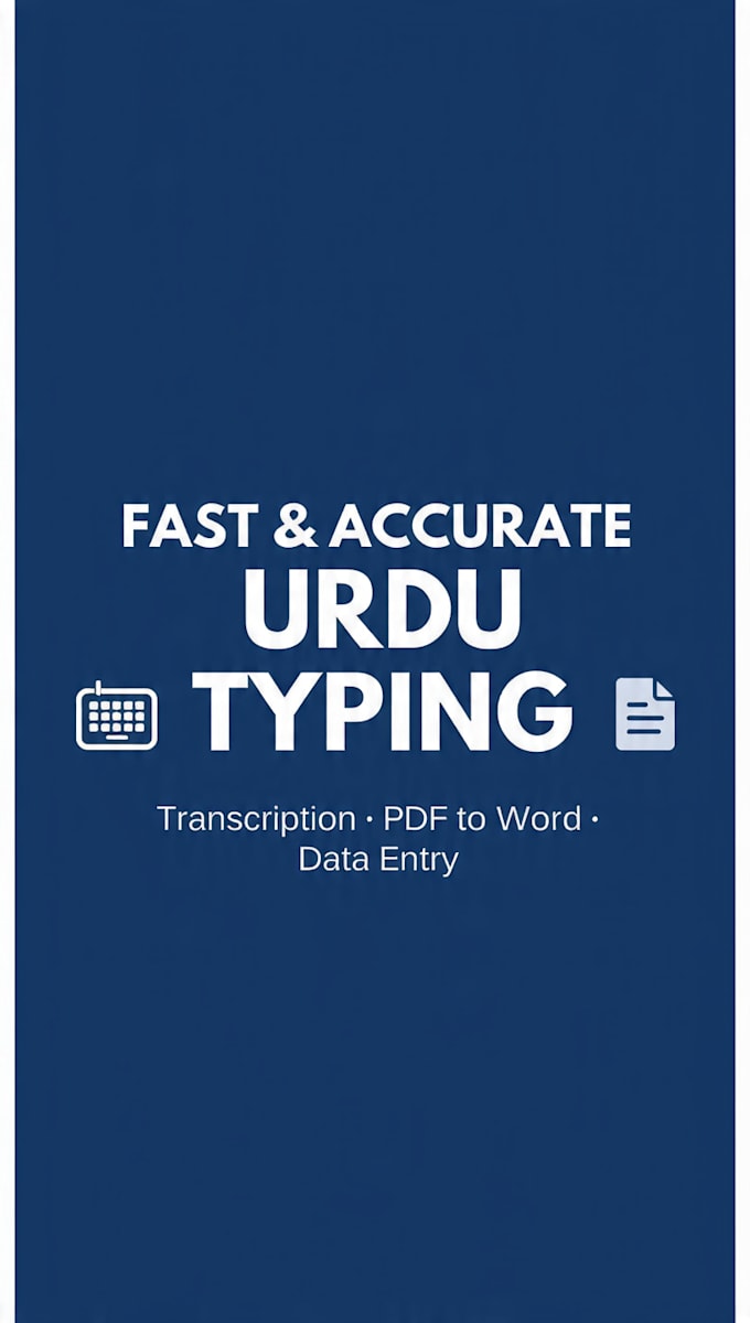 do professional urdu typing, translation and proof reading