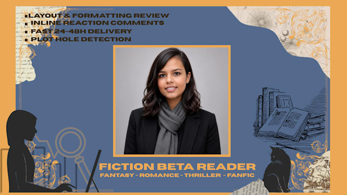 be your fast fiction beta reader for romance and fantasy