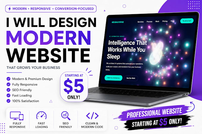 build a stunning animated saas website