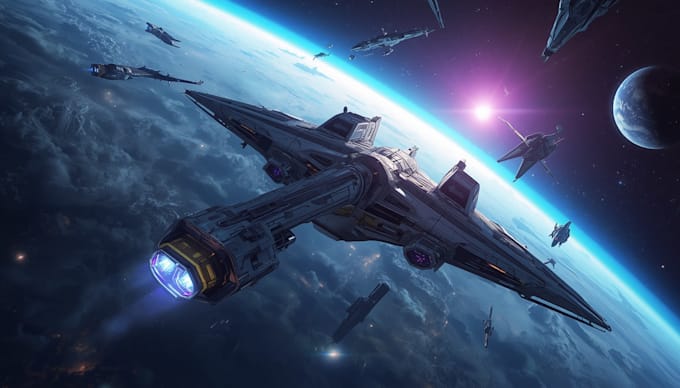 sci fi illustration and sci fi art