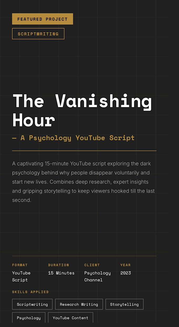 engaging youtube scripts and creative content