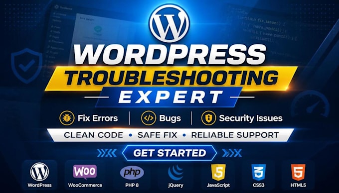 fix critical wordpress errors fast