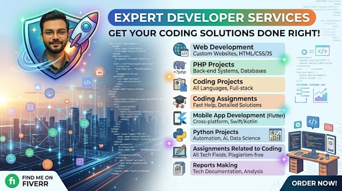 do your coding assignment in python, flutter, PHP, sql, and more languages