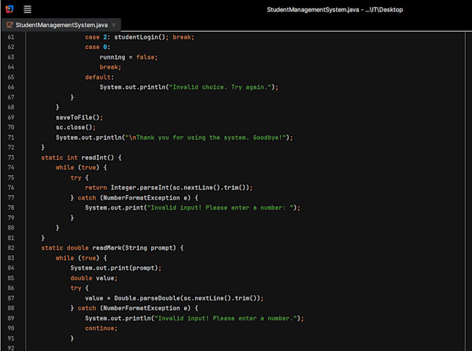 write java programs, fix java bugs and build java applications