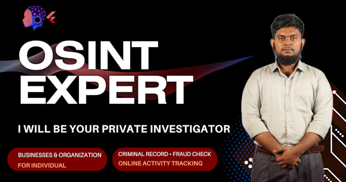 do osint background check as private investigator