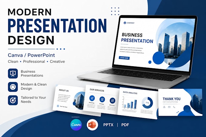 design professional canva presentations