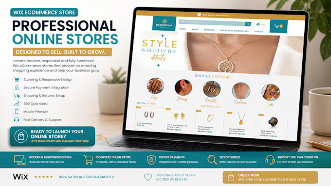 profissional online store wix