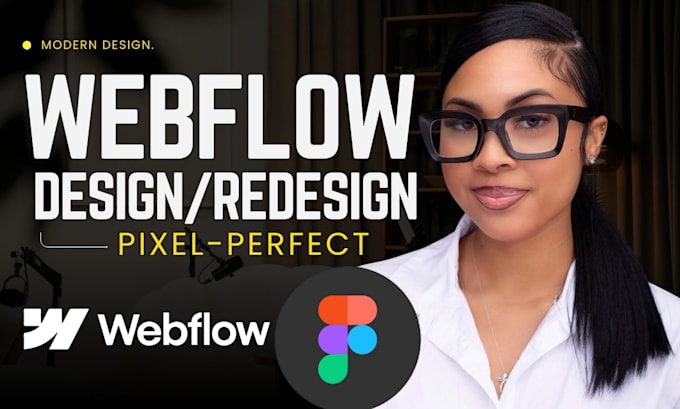 be your webflow expert, design or develop webflow website, figma to webflow