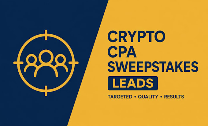 deliver crypto, forex and bank lead generation