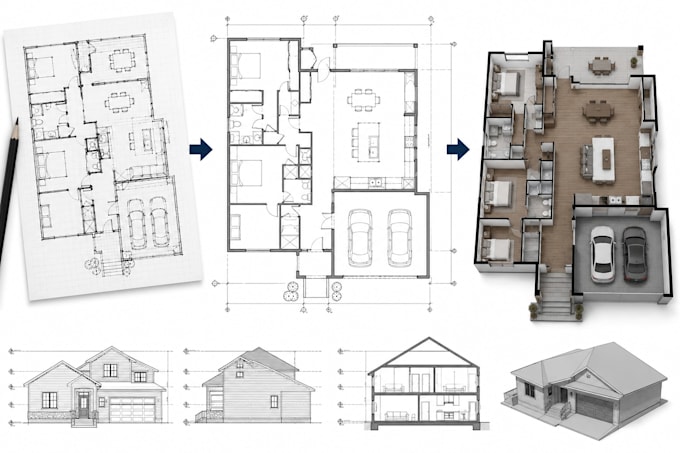design your floor plan blueprints with revit