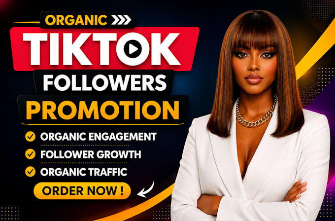 manage tiktok marketing and promotion for organic follower growth