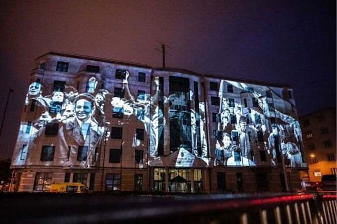 create immersive projection video mapping or real time body mapping visuals
