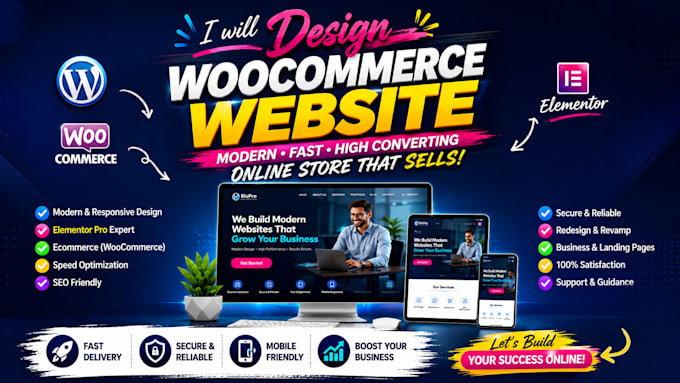 design woocommerce website, wordpress ecommerce website, woocommerce website
