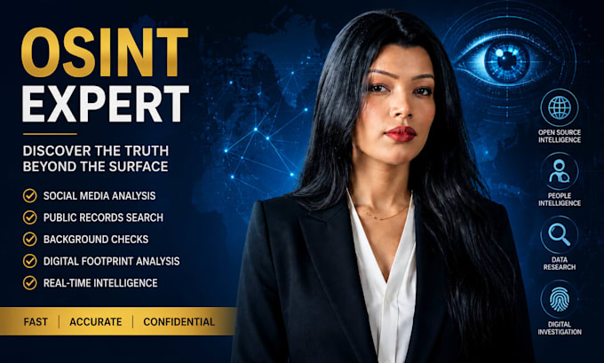 perform osint research and people background check