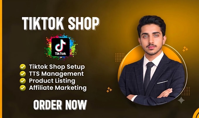 setup manage and do dropshipping or whitelabel on you tiktokshops