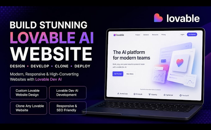 build lovable ai website, lovable website design, lovable dev ai, clone lovable