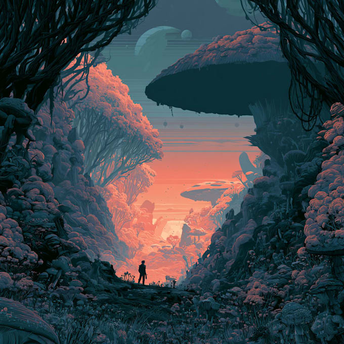 make awesome fantasy illustration