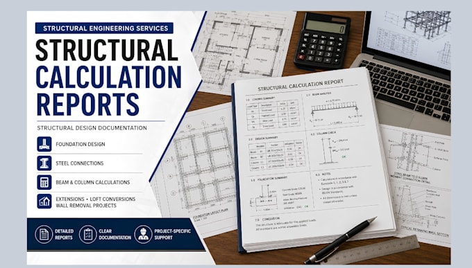prepare structural load calculations for beams slabs columns and foundations