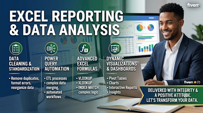 do expert excel data analysis and professional reporting