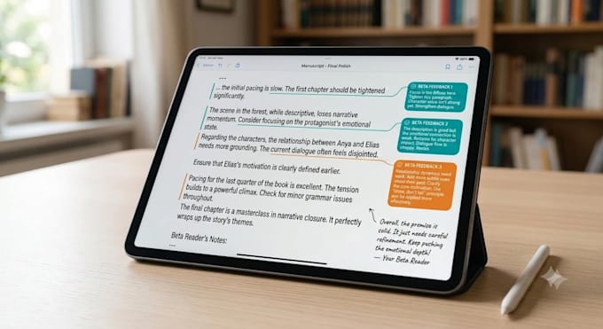 be your thorough detail oriented and kind beta reader