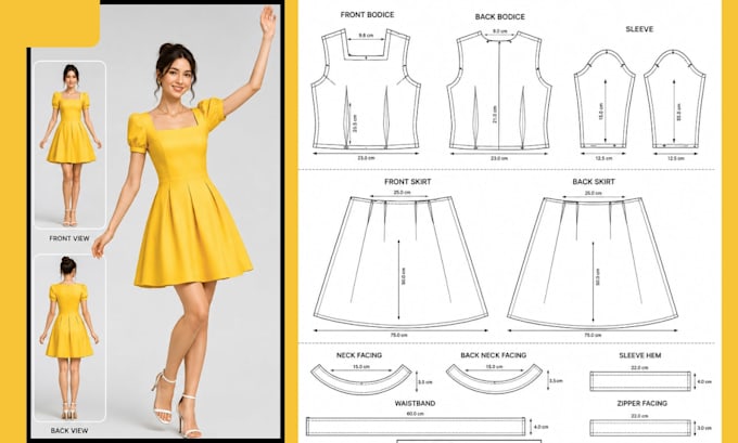 do sewing instructions, realistic pattern maker, grading pattern, clo 3d, 2d cad
