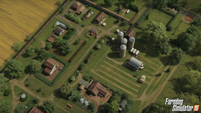 design realistic farming simulator 25 american farm and map setup