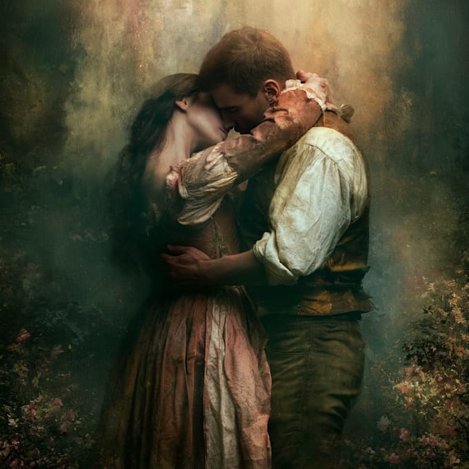 design a romance or erotica book cover