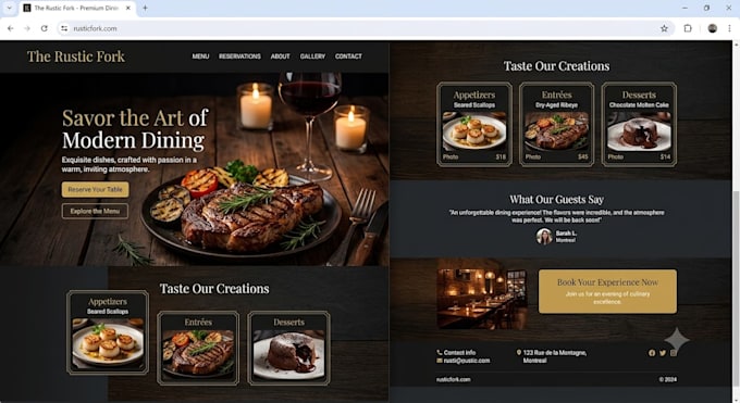 design and build a custom coded website for your business