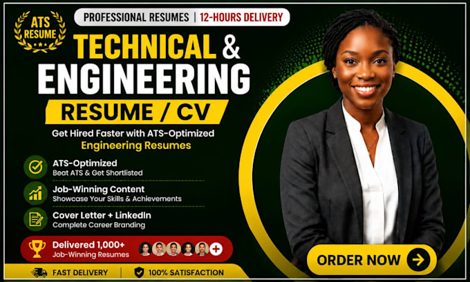 write interview winning engineering, technical, trades resume CV, resume writing