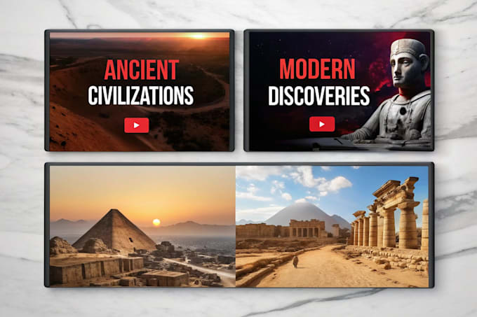 design history and documentary youtube thumbnails