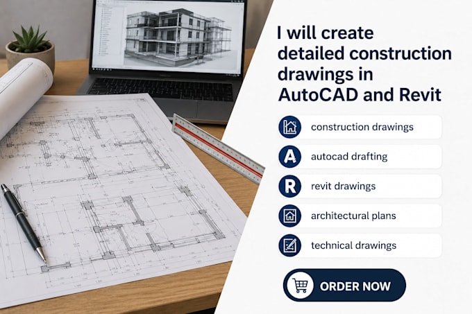 create detailed construction drawings in autocad and revit