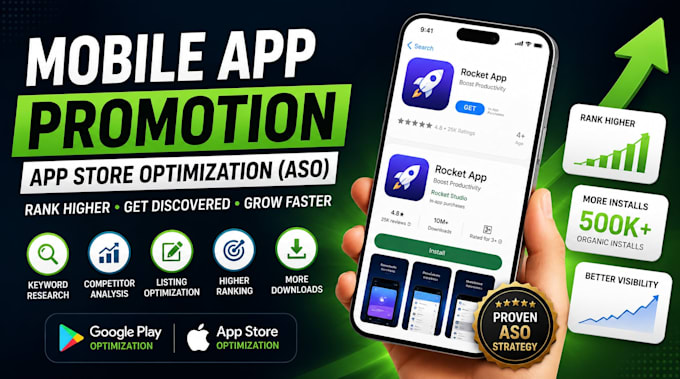 optimize your mobile app store listing with aso to improve ranking and downloads