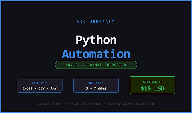 automate any file processing task with python