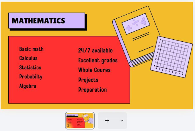 do basic math, calculus and statistics
