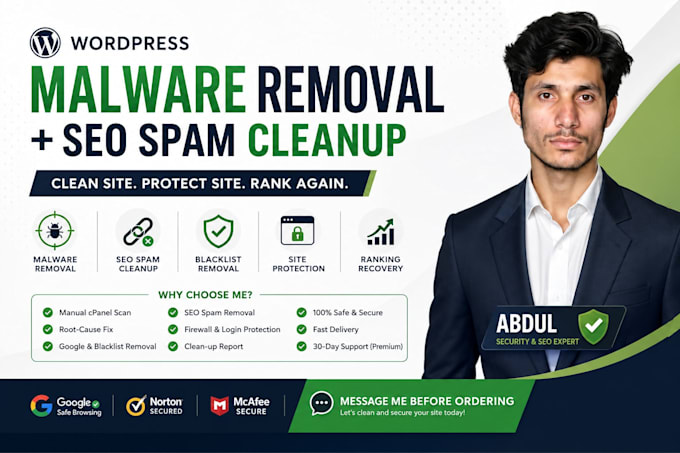 do wordpress malware removal and SEO spam cleanup by a security