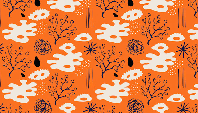 create seamless pattern design and textile print design