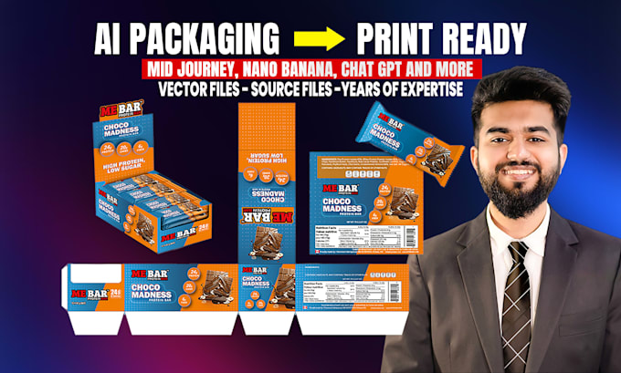 convert ai generated packaging into print ready vector files