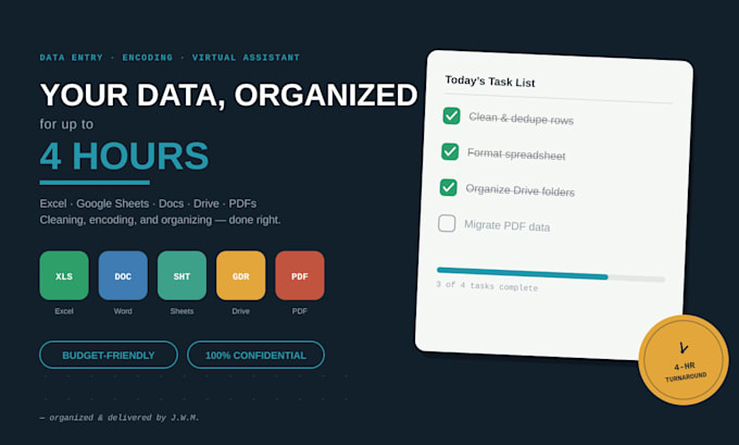 do fast and accurate data entry and other encoding tasks