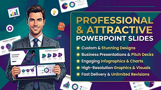 design professional power point design slides for you