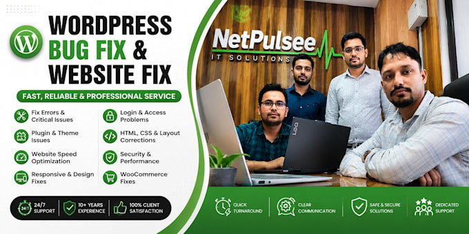fix wordpress issues, fix wordpress errors, fix website bugs