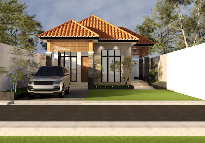 create architectural 3d rendering for buildings