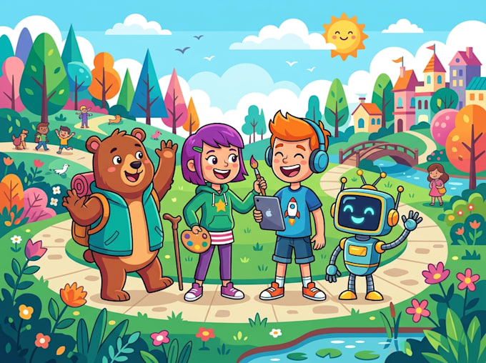 draw vector art illustrations