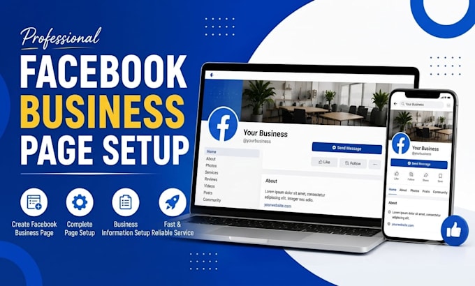 create, setup and optimize your facebook page or business page