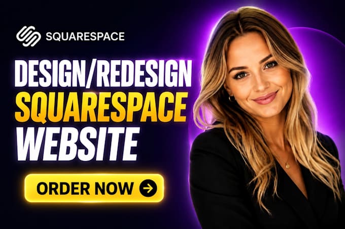 build squarespace website design sqaurespace website development redesign site