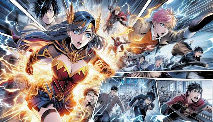 turn your script into professional manga comic pages