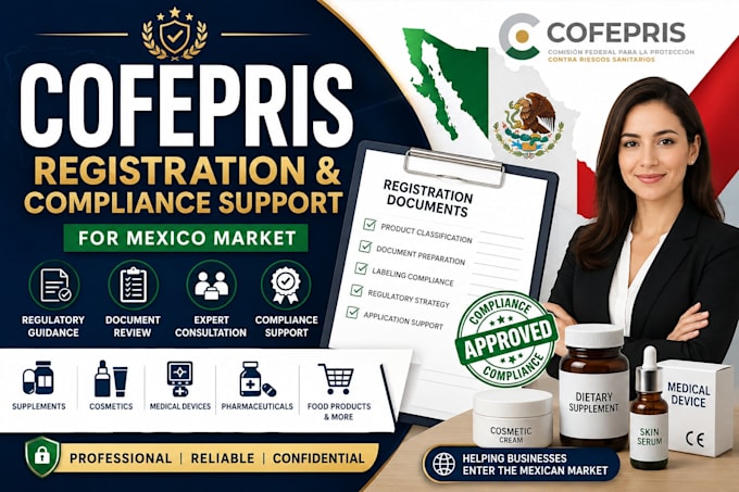 help with cofepris registration and compliance in mexico