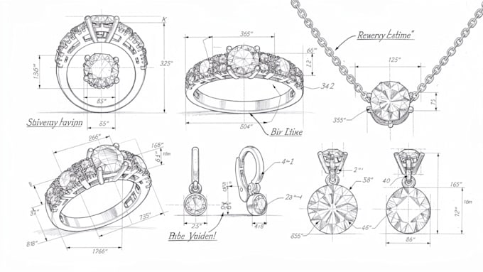design custom jewelry sketches