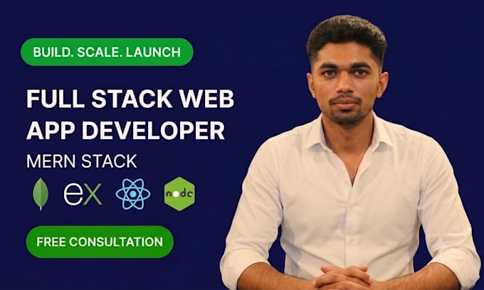 develop a full stack mern web application for your business